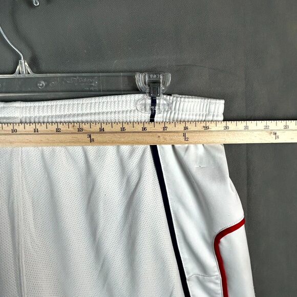 Nike Shorts Men's Medium White UConn Huskies Basketball Elastic Waist Pull On - Picture 9 of 11